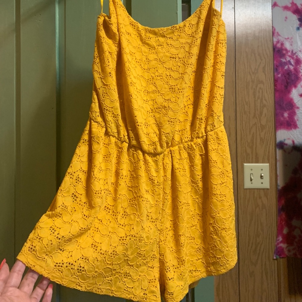 Yellow romper